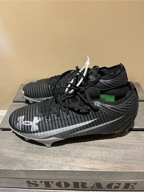 Under Armor UA Blur Pro football cleats Sz 9.5 NWOB Black